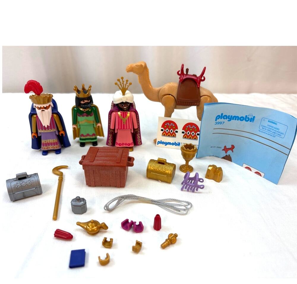 Playmobil 3997 Three Wise Kings Nativity/Christmas With Instruction Manual 1999
